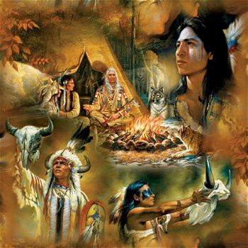SunsOut - Native American Dreams - 1000 Stukjes Nieuw Schade - 1