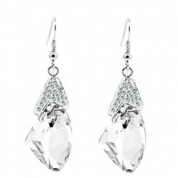 1001oorbellen helder kristal voor de bruid swarovski earrings - 8