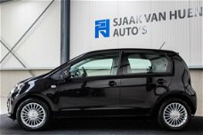 Volkswagen Up! - 1.0 high up BlueMotion 60pk 5-Deurs Zwart 2e Eig|NL|Airco|Navi|BT|PDC|LM|Elek|27dkm