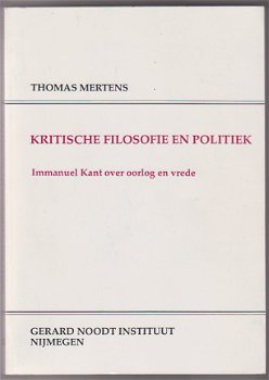 Thomas Mertens: Kritische filosofie en politiek - 1