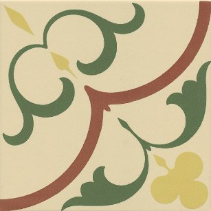 Groene en Gele Portugese Tegels Kopen Vives 1900 Vlagsma - 5