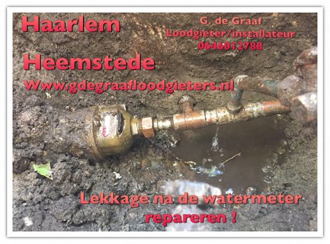 Spoed loodgieter Haarlem Heemstede bij lekkage G.de Graaf - 7