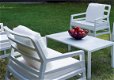 Aria loungestoel en tuinstoel wit, antraciet met kussens! - 7 - Thumbnail