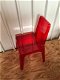 Design transparante stoel rood AANBIEDING - 1 - Thumbnail
