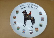 Porceleine bord Canadian Mounted Police