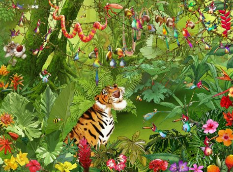 Grafika - Jungle - 1000 Stukjes Nieuw - 1