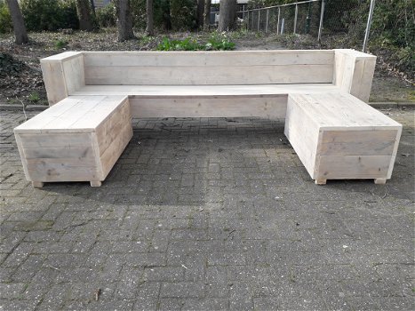 Loungesets steigerhout. Diverse modellen NIEUW - 2