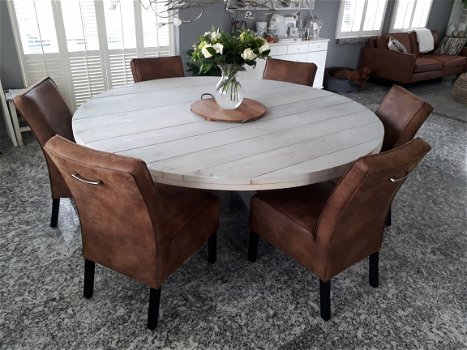 Steigerhouten tafel, eettafel op maat gemaakt. Heel veel keus NIEUW - 6