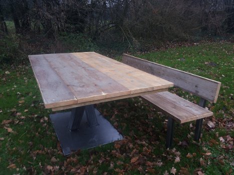 Tuinmeubelen steigerhout. Op maat gemaakt NIEUW - 4