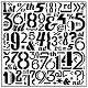 NIEUW Stencil Numbers oa leuk voor in Planner of Journal - 1 - Thumbnail