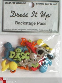 dress it up backstage pass - 1
