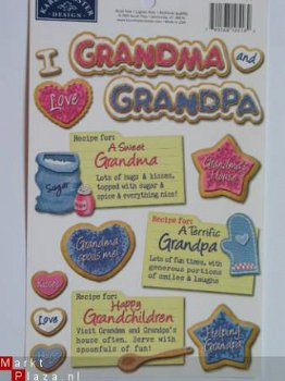 karen foster cardstock scrapboekstickers grandparents - 1