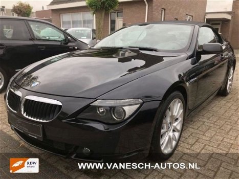 BMW 6-serie Cabrio - 630i 6-bak ecc leder navi - 1