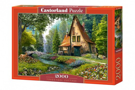 Castorland - Toadstool Cottage - 2000 Stukjes Nieuw - 2