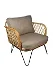 Rotan fauteuil Mallorca - super trendy rieten stoel - 0 - Thumbnail