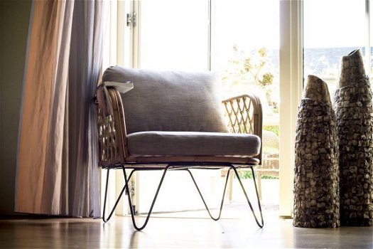 Rotan fauteuil Mallorca - super trendy rieten stoel - 4