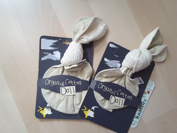 +1462 Keptin jr Knotties knuffeldoek Organic Cotton - Afbeelding 3