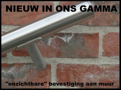 Stijlvolle inox design leuningen - trapleuning - leuning