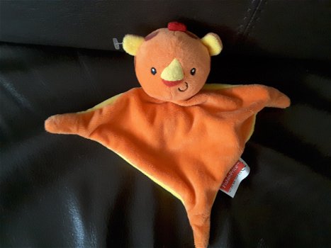 +1368 Tijger Fisher Privé knuffeldoekje Doudou Küscheltuch - 1