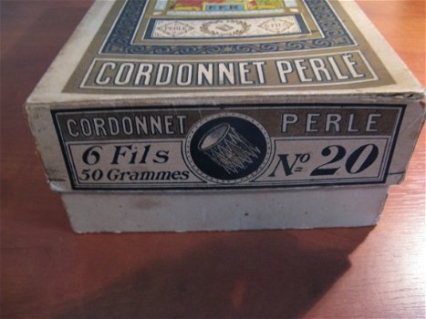 Cordonnet Perlé F.F.R. 2067 doos met inhoud uit de jaren 20.. - 2
