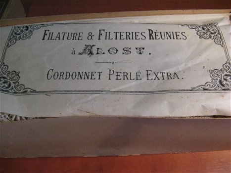 Cordonnet Perlé F.F.R. 2067 doos met inhoud uit de jaren 20.. - 3