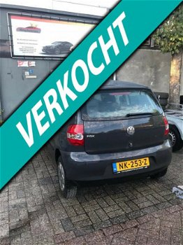 Volkswagen Fox - 1.2 benzine Gas voorkant schade Geen WOK inruil mogelijk - 1