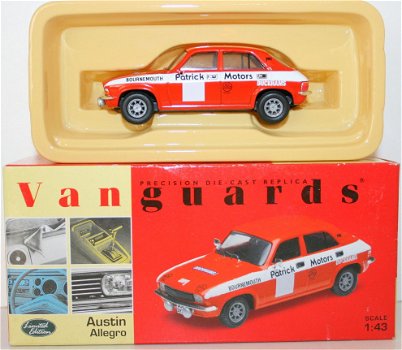 1:43 Corgi Vanguards VA04505 Austin Allegro rally 