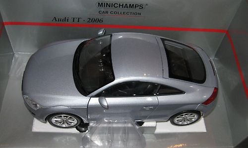 1:18 Minichamps 150015020 Audi TT Coupé Silverblue 2006 rhd - 3