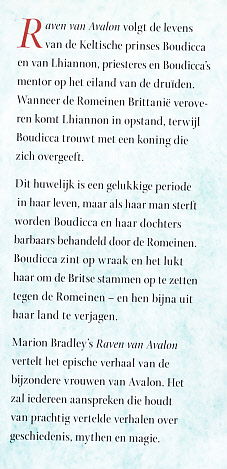 MARION BRADLEY'S RAVEN VAN AVALON - Diana L. Paxson - nr. 1
