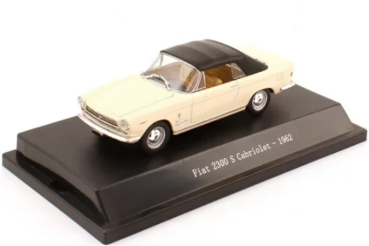 1:43 Starline Fiat 2300 S Convertible wit 1962 560511 gesloten cabrio - 1