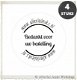 Kraft stickers rond thank you 35mm 4 st hobby hobbymaterialen bedankt - 6 - Thumbnail