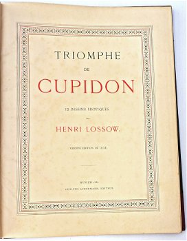 Triomphe de Cupidon 1881 12 dessins erotiques Henri Lossow - 3