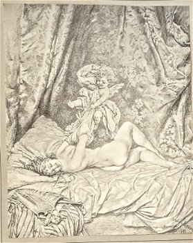 Triomphe de Cupidon 1881 12 dessins erotiques Henri Lossow - 6