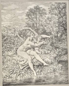 Triomphe de Cupidon 1881 12 dessins erotiques Henri Lossow - 8