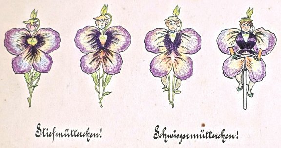 Schetsboek met 13 tekeningen in Jugendstil-stijl Rud. Haak - 1