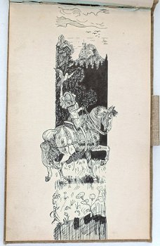 Schetsboek met 13 tekeningen in Jugendstil-stijl Rud. Haak - 8
