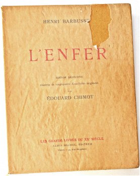 [Chimot, ill.] L'Enfer 1921 Barbusse, Henri 1/432 exemplaren - 2