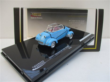 1:43 Vitesse 29002 Messerschmitt TG500 Tiger cabrio blauw - 1