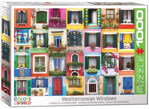 Eurographics - Mediterranean Windows - 1000 Stukjes Nieuw - 2