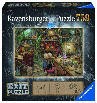 Ravensburger - Exit Puzzel 'Heksenkeuken' - 759 Stukjes Nieuw - 2