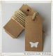 Kraft labels rond handmade 4,2cm 4 stuks hobbymaterialen - 2 - Thumbnail