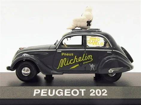 1:43 Norev 472203 Peugeot 202 Michelin Tour de France promo reklame - 1