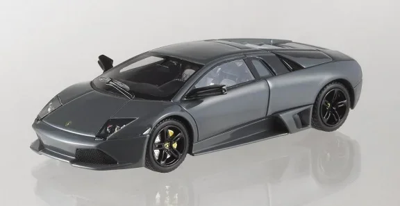 1:43 Hot Wheels Elite Lamborghini Murcielago LP 640 grey - 1