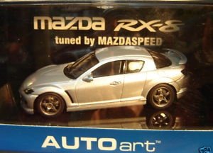 1:43 Autoart Mazda Speed RX-8 sunlightsilver 55931 - 1