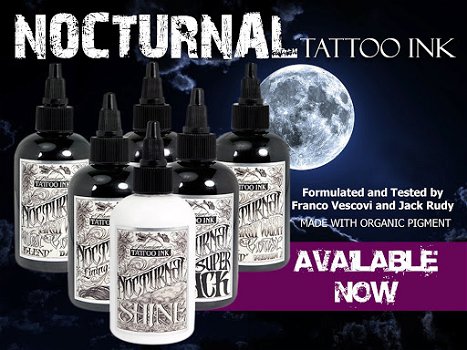 Nocturnal tattoo schaduw inkt 6 x 30 ml - 1