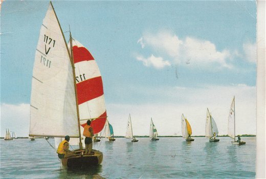 Zeilen op de Friese meren 1973 - 1