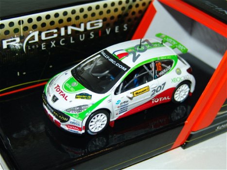 1:43 Solido Peugeot 207 WRC Super 2000 #16 winnaar Barum Rallye 2007 - 0