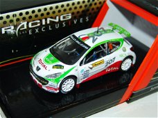 1:43 Solido Peugeot 207 WRC Super 2000 #16 winnaar Barum Rallye 2007