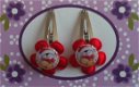 kerst haarspeldjes pinguin rood 4cm - 1 - Thumbnail