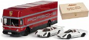 Porsche transporter SET EDITION 70 JAHRE PORSCHE 1:43 Schuco - 1 - Thumbnail